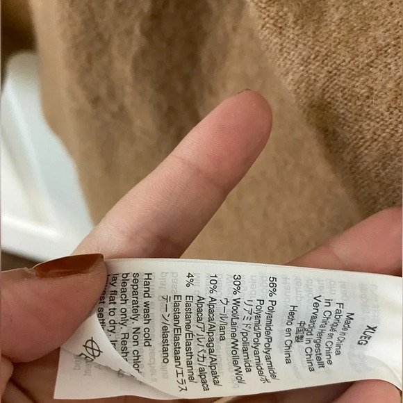 Madewell Cream and Tan Wool Cardigan - Size xl - Picture 12 of 16